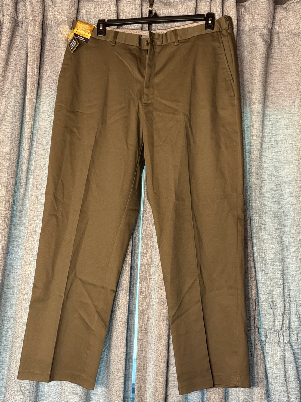 Men's Dark Khaki Dress Pants
